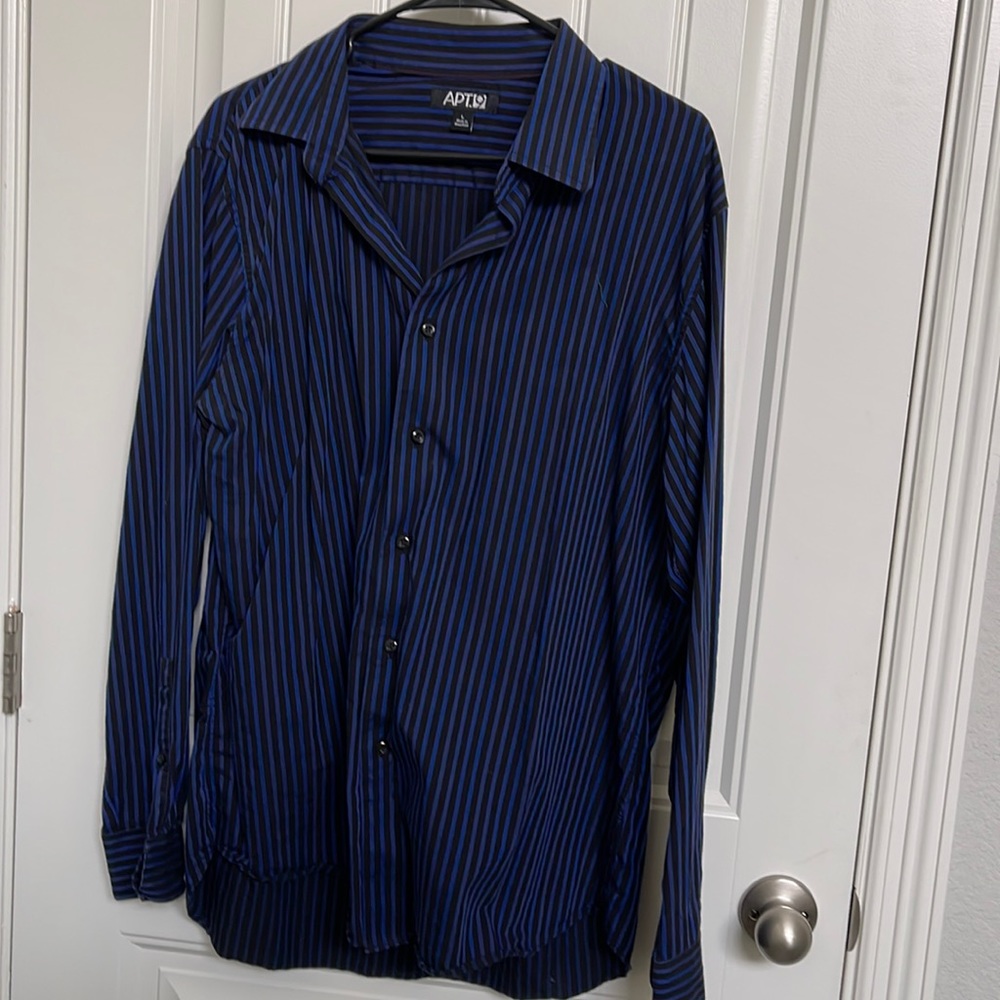 Striped button down shirt